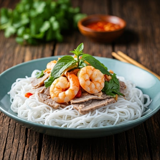 Đặc sản Sóc Trăng bún gỏi dà