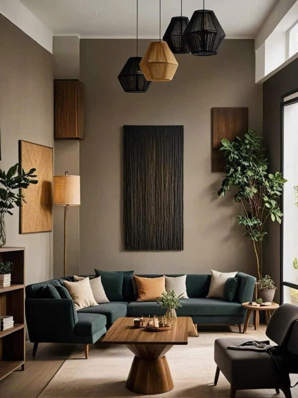 Ghế sofa dài phong cách Goxua
